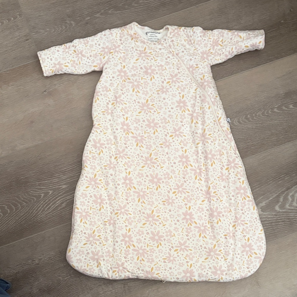 Gunamuna long sleeve sleep sack 1.0 tog size 3-9 month